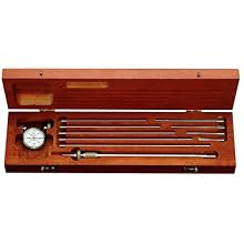 Starrett 697Z Inside Dial Gauge, 0.001" Graduation, 2-3/8-18" Range, 0-20-0 Dial Reading, 0.040" One Revolution