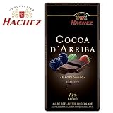 Hachez 77% Cocoa D'Arriva Blackberry with Cocoa Nibs Bar