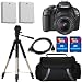 Canon T3 12.2 MP CMOS Digital SLR Camera with 18-55mm IS II Lens and EOS HD Movie Mode (Black) + Canon LP-E10 Equivalent Replacement Battery (2Pcs) + 16GB SDHC Memory (2Pcs)+ Deluxe Case + Aluminum Tripod + HDMI Cable