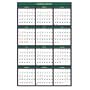 Recycled Erasable/Reversible Wall Calendar Poster, Yearly/Jul-Jun, 24"x37" HOD391