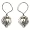 Sterling Silver Women's Fashion Earrings 0.75 Inches Image #1