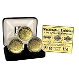 Washington Redskins 24KT Gold Super Bowl 3 Coin Set