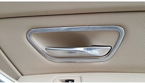Ruicer Interior Door Handle Frame Cover Trim for BMW 3 Series E46 E92 E93 F30 F31 F35 F80 2013-2016 Pack of 4