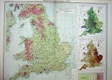 Vegitation Agricultural Maps England Wales Pasture Crop