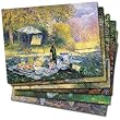 Al Fresco - Box Set of 12 Assorted Greeting Cards and Patterned Envelopes