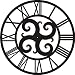Giant 47.5 Inch Diameter Hand-crafted Tower Wall Clock (Roman Numerals, Quad Curl Sty...