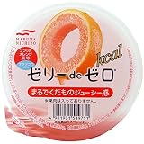 マルハ ゼリーdeゼロ ブラッドオレンジ風味 180g×6個