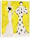 Canvas Prints of Gowns for 1934 by Rochas and Chanel from Mary Evans