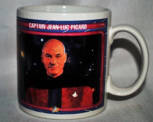 Star Trek: The Next Generation Tv Series Captian Picard Photo Mug NIB