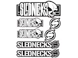 Slednecks Sticker Sheet Cool Vinyl Graphics Standard