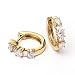 1.1 Carat 14KYG Diamond Hoop Earrings