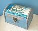 Holz Box Truhe 16x11,5x10 Schatztruhe GORCH FOCK Motiv