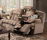 Reclining Sofa with lights, table and drawer by Franklin - 8704-16 (52439)