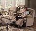 Reclining Sofa with lights, table and drawer by Franklin - 8704-16 (52439)