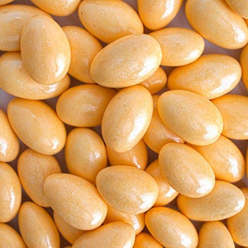 Jordan Almonds - Peach , (2.5 lb Bag)