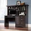 Sauder Harbor View Computer Desk with Hutch Antiqued Paint