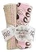 Trend Lab Willow Pink Set of 4 Burps