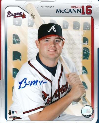Brian McCann Autographed/Hand Signed Atlanta Braves 8x10 Photo