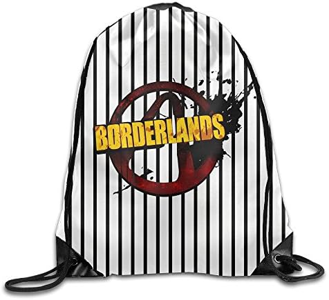 PUNG Borderlands 2 Logo Unisex Travel/team/School/Trainning/Shopping Drawstring Shoulder Bag With Strengthened Grommet