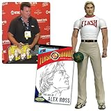 Signed Flash Gordon Action Figure with Alex Ross Sketchbook