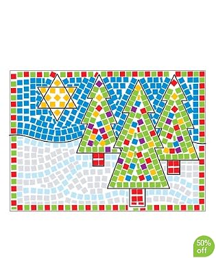 Christmas Mosaic Scene