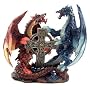 Dueling Dragons with Celtic Cross