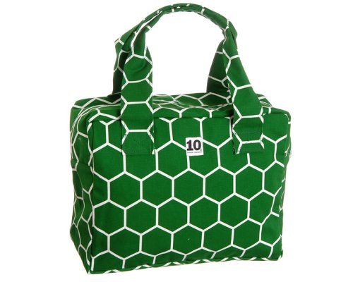 10GRUPPEN ティオグルッペン ボックスバッグ （HONEY）／Green-White