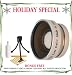 .45x Wide Angle Lens W/macro (Close Up) for Casio Exilim Ex-m1, Ex-m2, Ex-m20u, Ex-s1, Ex-s2, Ex-s20u, Ex-s3, Ex-z1050, Ex-z1050, Ex-z1080, Ex-z3, Ex-z4, Ex-z40, Ex-z4u, Ex-z75, Exilim Card Ex-m1, Exilim Card Ex-m2, Exilim Card Ex-m20, Exilim Card Ex-m20u, Exilim Card Ex-s1, Exilim Card Ex-s100, Exilim Card Ex-s100we, Exilim Card Ex-s1pm, Exilim Card Ex-s2, Exilim Card Ex-s20, Exilim Card Ex-s20u, Exilim Card Ex-s3, Exilim Card Ex-s500, Exilim Card Ex-s600, Exilim Card Ex-s770, Exilim Card Ex-s880, Exilim Ex-m1, Exilim Ex-m2, Exilim Ex-m20, Exilim Ex-m20u, Exilim Ex-s1, Exilim Ex-s1pm, Exilim Ex-s2, Exilim Ex-s20, Exilim Ex-s20u, Exilim Ex-s2bu, Exilim Ex-s2pw, Exilim Ex-s3, Exilim Ex-s500, Exilim Ex-s600, Exilim Ex-s770, Exilim Ex-z10, Exilim Ex-z100, Exilim Ex-z1000, Exilim Ex-z1080, Exilim Ex-z11, Exilim Ex-z110, Exilim Ex-z120, Exilim Ex-z19, Exilim Ex-z20, Exilim Ex-z200, Exilim Ex-z3, Exilim Ex-z30, Exilim Ex-z4, Exilim Ex-z40, Exilim Ex-z4u, Exilim Ex-z4v, Exilim Ex-z5, Exilim Ex-z50, Exilim Ex-z500, Exilim Ex-z55, Exilim Ex-z57, Exilim Ex-z6, Exilim Ex-z60, Exilim Ex-z600, Exilim Ex-z600 Zoom, Exilim Ex-z600bk, Exilim Ex-z60bk, Exilim Ex-z646i, Exilim Ex-z65, Exilim Ex-z7, Exilim Ex-z70, Exilim Ex-z70 Zoom, Exilim Ex-z700, Exilim Ex-z700 Zoom, Exilim Ex-z700gy, Exilim Ex-z700sr, Exilim Ex-z70bk, Exilim Ex-z70sr, Exilim Ex-z750, Exilim Ex-z75be, Exilim Ex-z75bk, Exilim Ex-z75pk, Exilim Ex-z75sr, Exilim Ex-z770 Cameras.