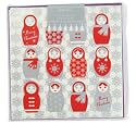 Paperchase Large Pack Of 8 Charity Cards. Russian Dolls Design
