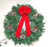 Prelit Artificial Christmas Wreath