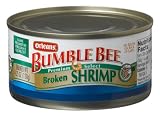 Orleans Imported Deveined & Broken Shrimp, 4.25-Ounce Cans (Pack of 12)