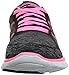 Skechers Sport Women's Pretty City Fashion Sneaker,Black/Hot Pink,8.5 M US