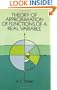 Theory of Approximation of Functions of a Real Variable