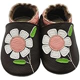 Sayoyo Baby Flowers Soft Sole Leather Infant And Toddler Shoes