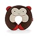 Skip Hop Zoo Little Kid and Toddler Travel Neck Rest, Soft Plush Velour, Multi Marshall Monkey