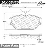 Centric Parts, 104.05420, PosiQuiet Semi Met Pads