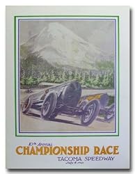 1921 Tacoma Speedway Poster Print