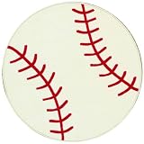 Baseball Round Area Rug