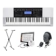 Casio CTK-4200 Premium Keyboard Package with Headphones, Stand, Power Supply, 6-Feet USB Cable and eMedia Instructional Software