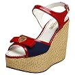 Moschino Jeans Women's Canvas Wedge
