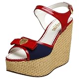 Moschino Jeans Women's Canvas Wedge