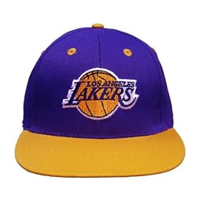 Vintage Los Angeles Lakers Snapback Retro NBA Hat Cap - Purple / Gold