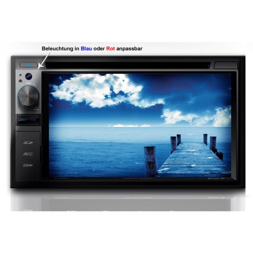Tristan Auron BT2D6501 Autoradio Bluetooth Touchscreen Doppel Din USB MP3 SD-Slot