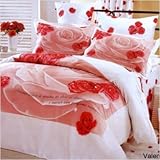 LE04T - Valentine - Twin size 4pcs Duvet Cover Set
