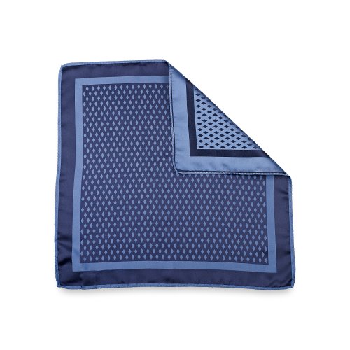 Paul Fredrick Diamond Silk Pocket Square