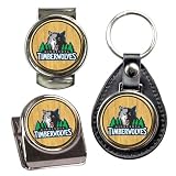 NBA Minnesota Timberwolves Key Chain, Money Clip & Magnet Clip Set