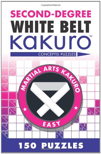 second degree white belt kakuro martial arts puzzles series