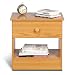 Prepac OBD-2020-1 Oak Night Stand