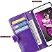 iPhone 7 Plus Case, E LV iPhone 7 Plus Case Cover - Flip Folio Full Body Protection for Apple iPhone 7 Plus - [PURPLE]
