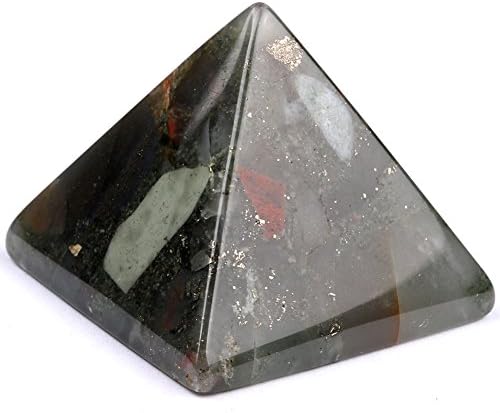 YJH Crystal Natural Engraved Bloodstone Chakra Stone Palm Stone Healing Crystal